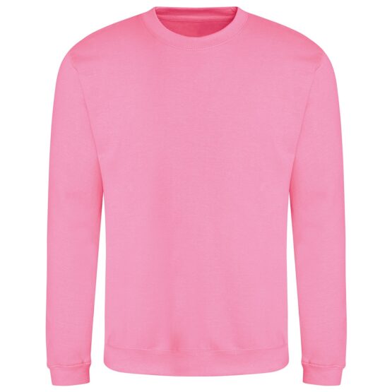 Baby pink crew sales neck sweatshirt