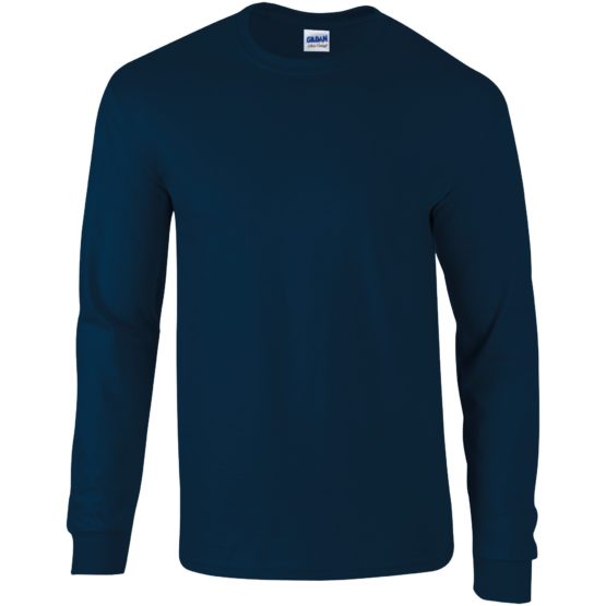 navy blue long sleeve t shirt