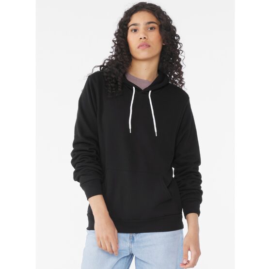 BE105 Unisex poly/cotton fleece pullover hoodie