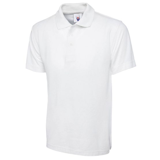 KE103 White polo shirt